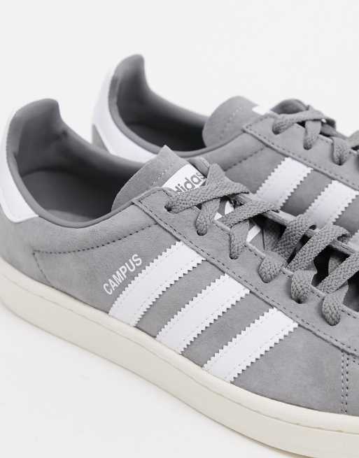 Adidas originals campus 2025 sneakers with in gray