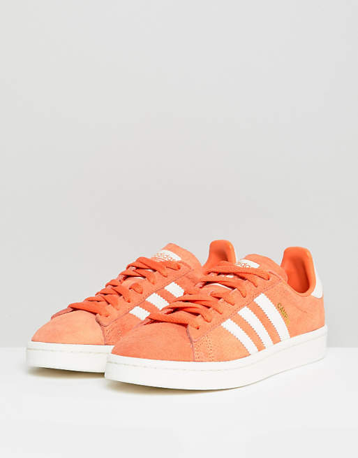 adidas Originals Campus Sneakers In Orange adidas Originals Campus Sneakers In Orange