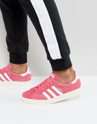 pink adidas campus trainers
