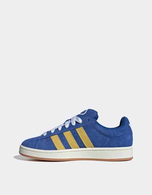 adidas Originals Campus Sneakers stile anni 00 color blu e giallo ASOS