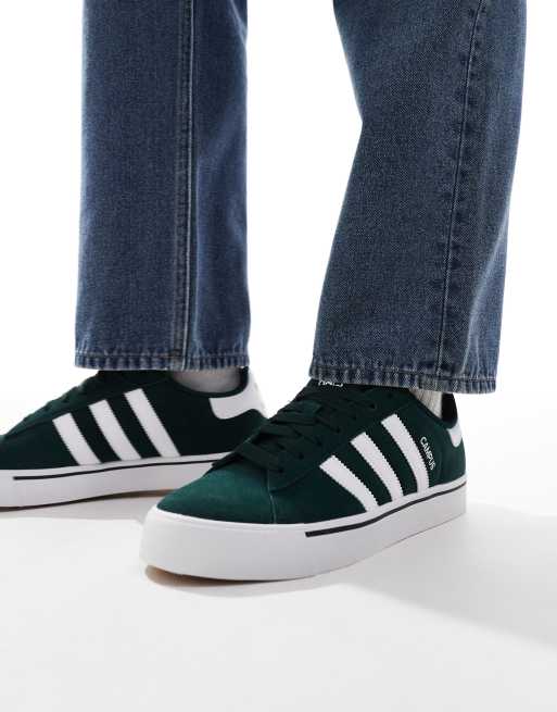 adidas Originals Campus Vulc Sneaker in Dunkelgrun