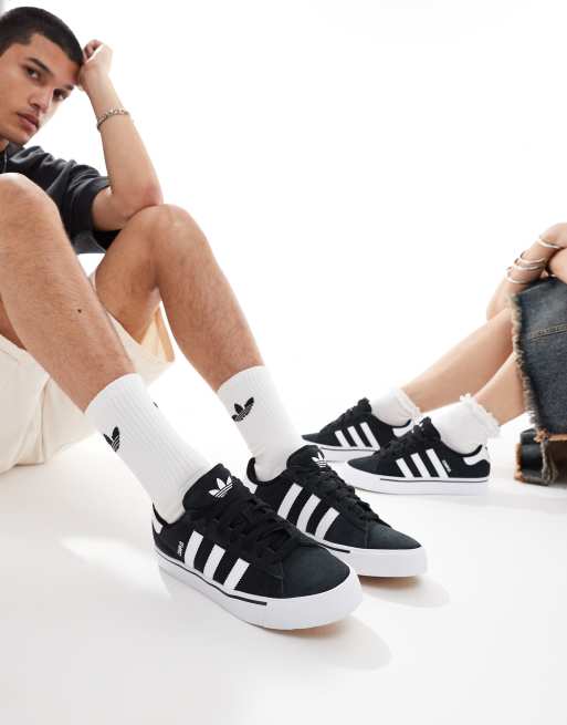 adidas Originals Campus Vulc Sneaker in Schwarz ASOS