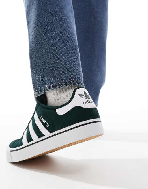 adidas Originals Campus Vulc Sneakers verde scuro ASOS