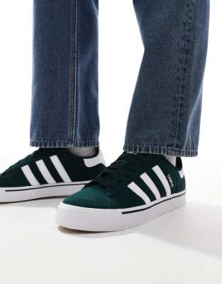 adidas Originals Campus Vulc trainers in dark green