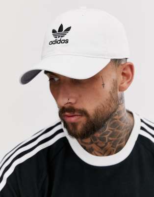 white adidas hat outfit