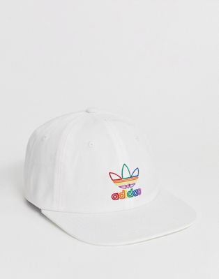 adidas Originals cap with rainbow logo 