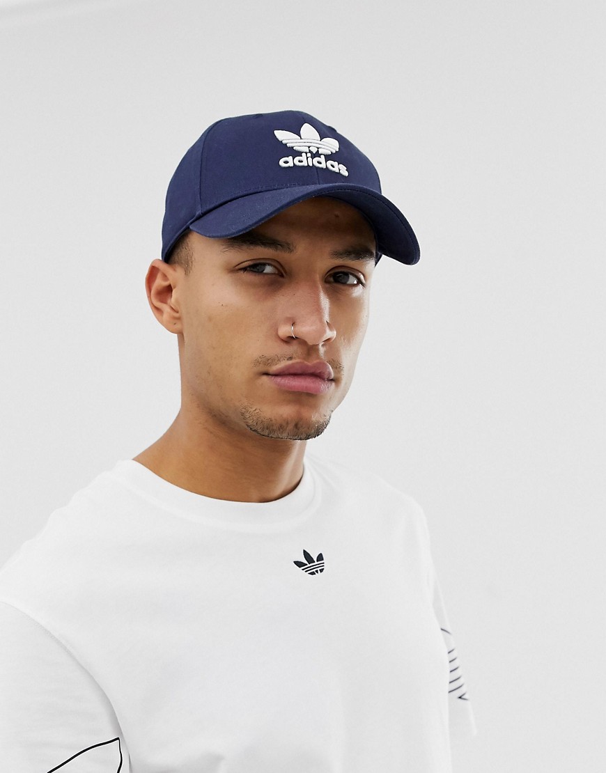 adidas Originals - Cappellino blu navy con logo
