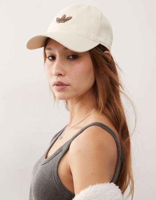 adidas Originals - Cappellino da baseball bianco sporco