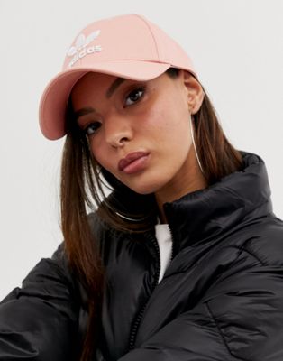 adidas Originals - Cappellino rosa con logo a trifoglio | ASOS