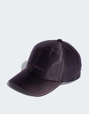 Cappellino snapback AC/DC con visiera piatta ~ Logo ovale ACDC nero