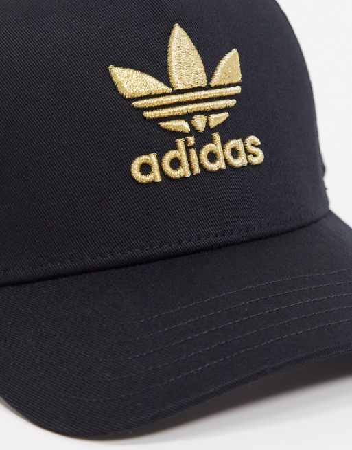 Cappello adidas nero e oro top