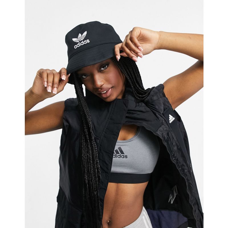 Activewear 8Dkdd adidas Originals - Cappello da pescatore nero con logo