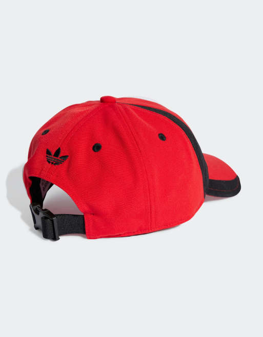 adidas Originals Cappello stile baseball rosso ASOS