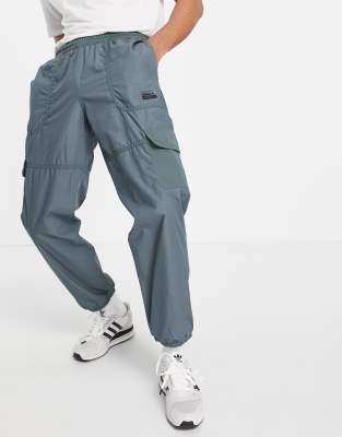 blue grey cargo pants