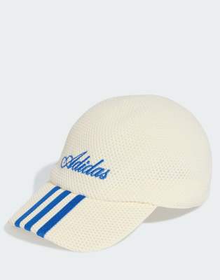 adidas Originals - Casquette au crochet - Blanc cassé