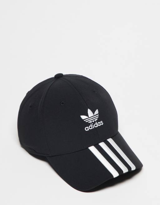 adidas Originals - Casquette avec logo trèfle - Noir