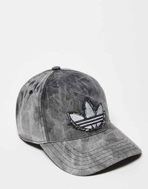 adidas Originals - Casquette de baseball avec logo trèfle - Noir délavé - view 1