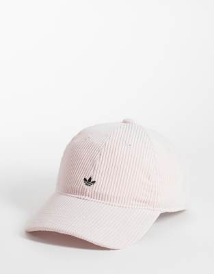 adidas Originals - Casquette de baseball en velours côtelé - Rose