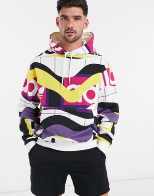 adidas Originals Catalog AOP hoodie in multicolour | ASOS
