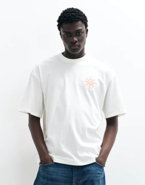 Adidas Originals Celestial graphic t-shirt in cream - view 1