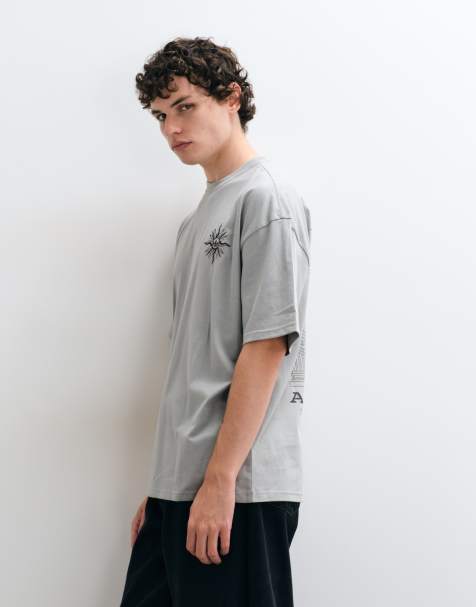 Adidas Originals Celestial graphic t-shirt in grey - view 1