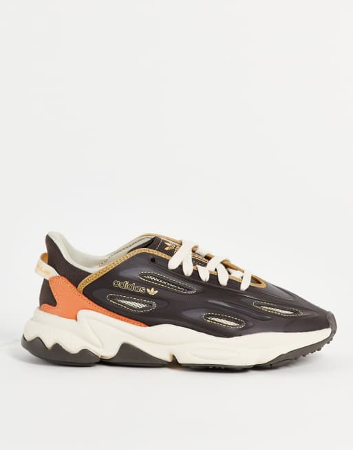 adidas Originals Celox trainers in brown with orange detail | ASOS