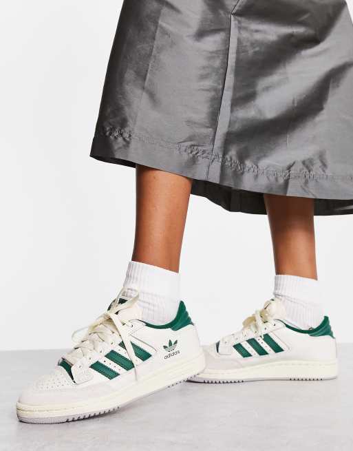 Adidas blanche 2025 verte femme