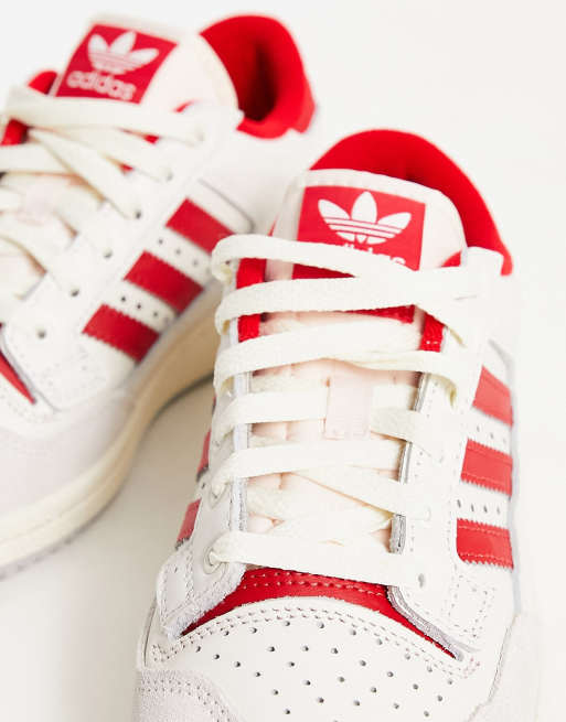 Adidas originals best sale white and red