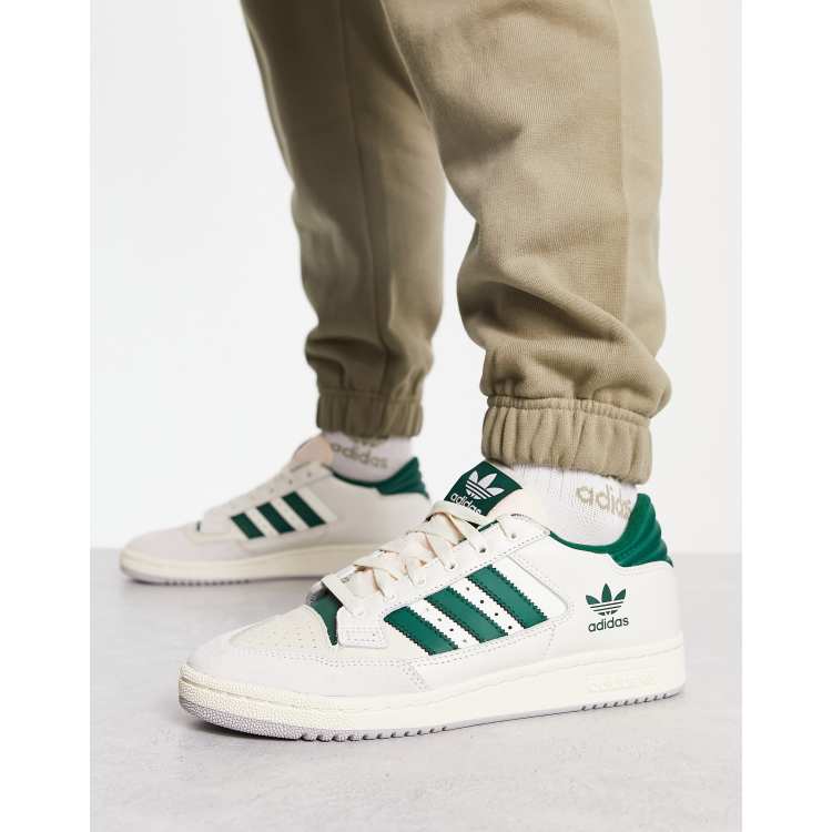 Green and white hot sale adidas shoes