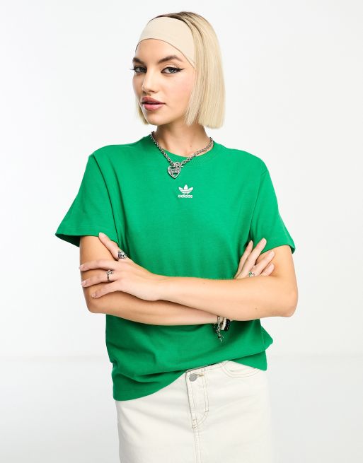 adidas Originals Central t-shirt in Logo | green ASOS