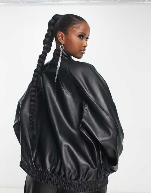Leather jacket adidas original top