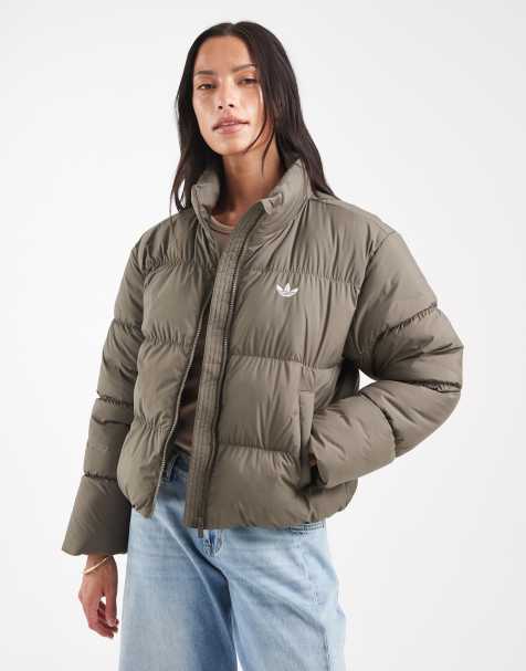 adidas Originals - Chaqueta acolchada corta en branch - view 1
