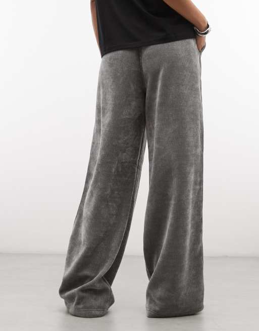 adidas Originals chenille trousers in grey, 3 of 5