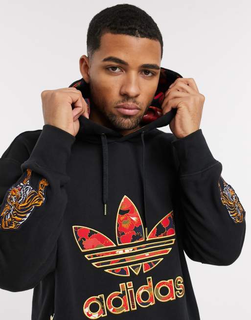 adidas Originals chinese new year two piece with gold trefoil logo