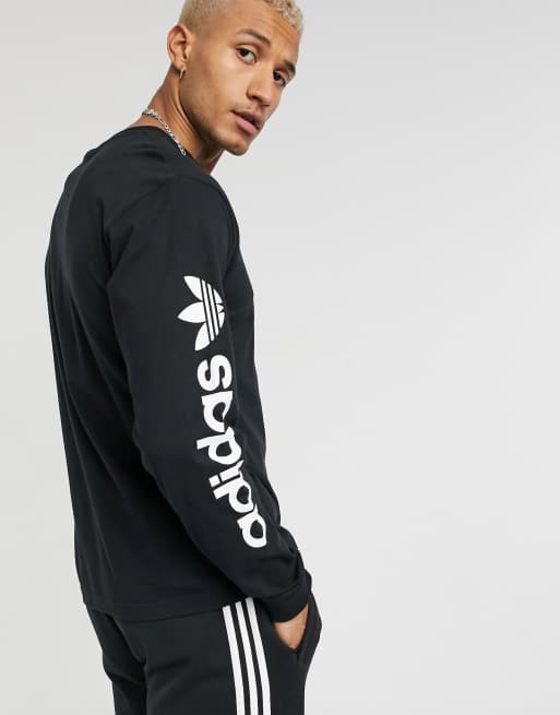 Adidas trefoil discount long sleeve tee