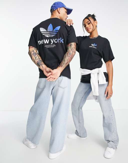 Adidas originals shop new york t-shirt