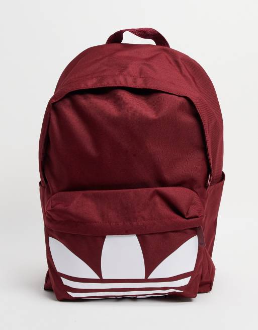 Burgundy store adidas backpack