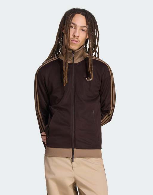 adidas Originals Classic track top in aurora coffee | ASOS