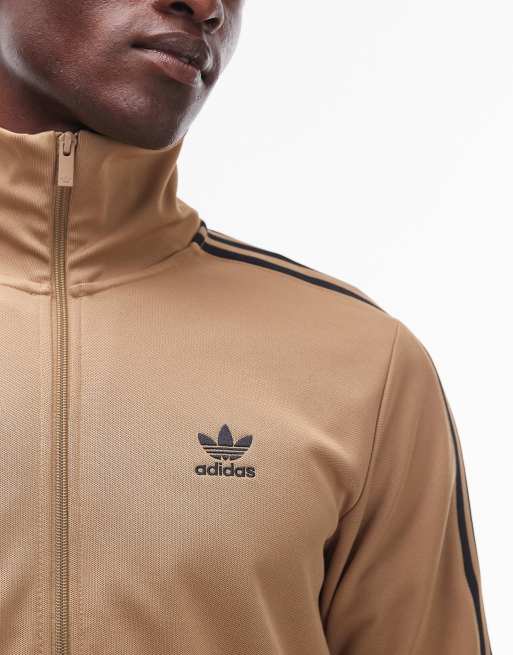 adidas Originals Classic track top in beige