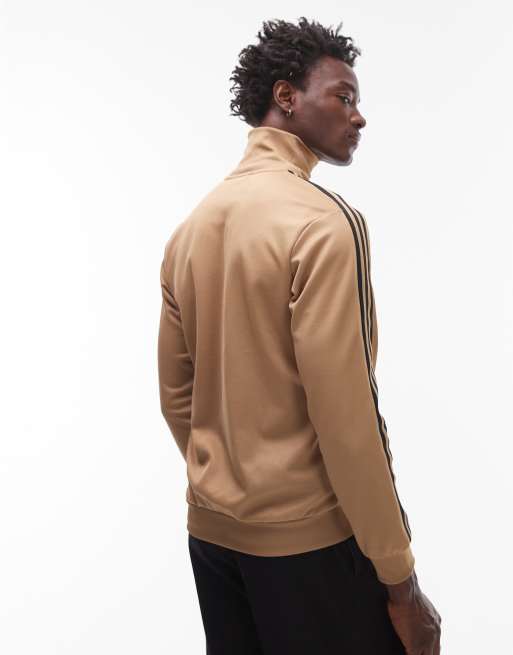 adidas Originals Classic track top in beige