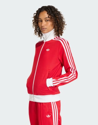 Originals - Classic - Trainingsjacke in Rot und Weiß Rot S