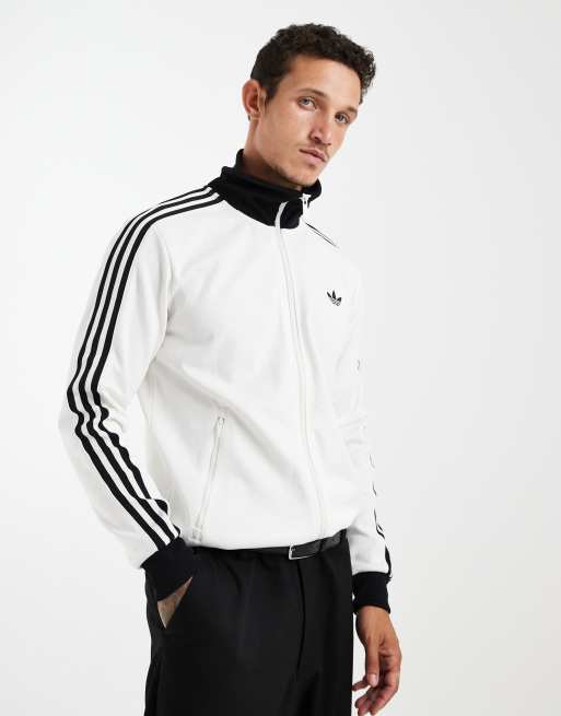 adidas Originals – Classic – Trainingsjacke in Wolkenweiß, 2 von 5