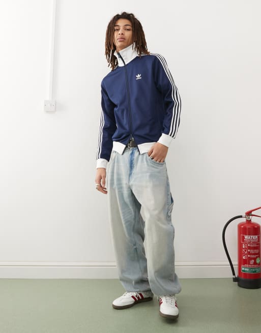 adidas Originals – Classics – Marinblå träningstopp, 3 av 4