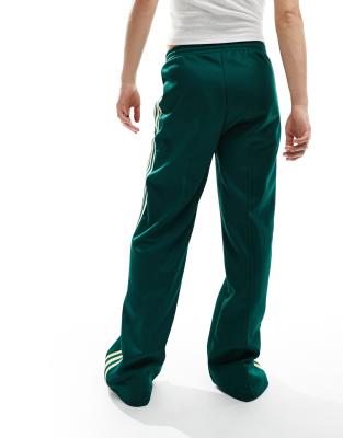 adidas Originals retro beckenbauer track pants in green and yellow