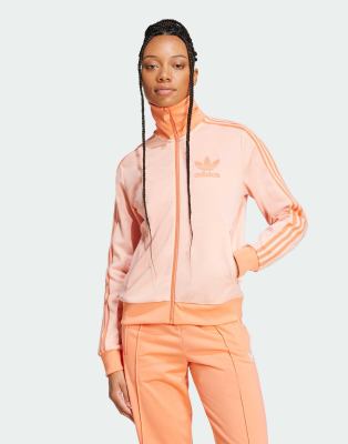 adidas Originals Classics track top in coral-Pink