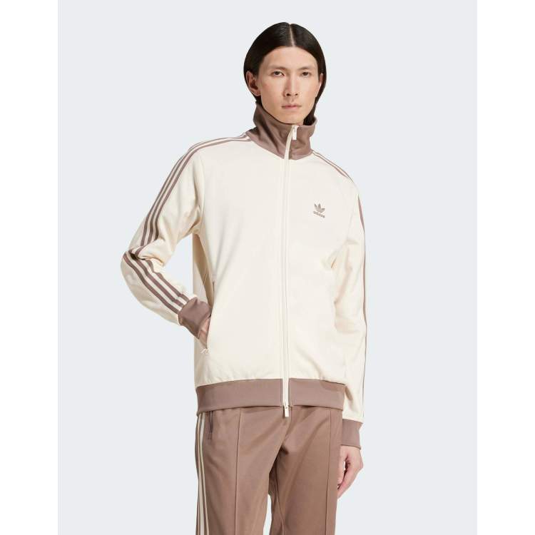 adidas Originals Classics track top in cream | ASOS