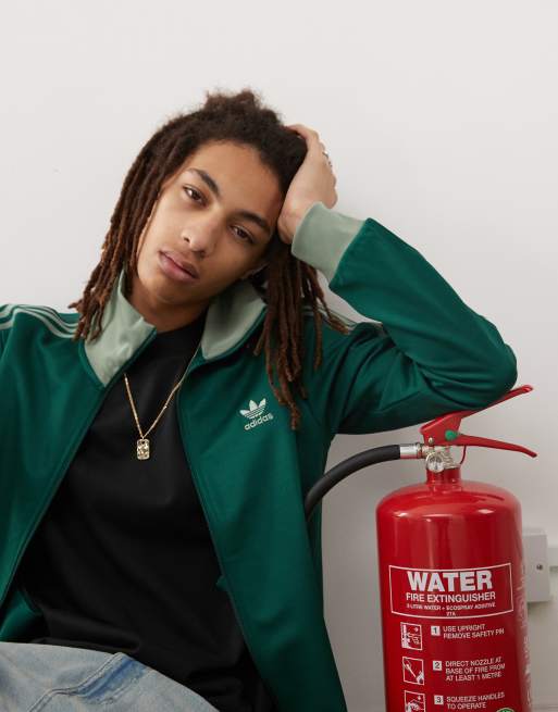 adidas Originals Classics track top in green ASOS
