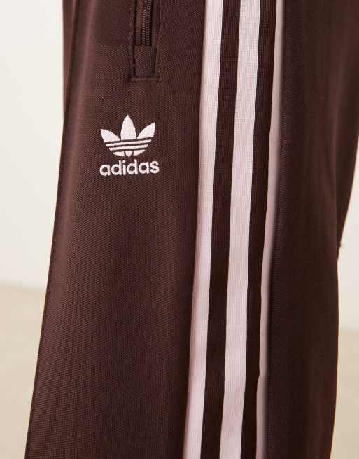 adidas Originals – Classics – Trainingshose in Braun und Rosa, 5 von 5