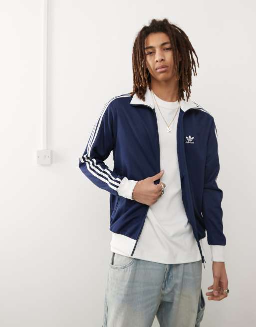 adidas Originals - Classics - Trainingstop in marineblauw, 2 van 4