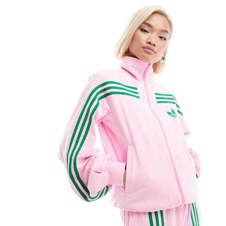 adidas gazelle silver green womens adidas Originals x AVAVAV Velvet Oversize Women's Track Jacket